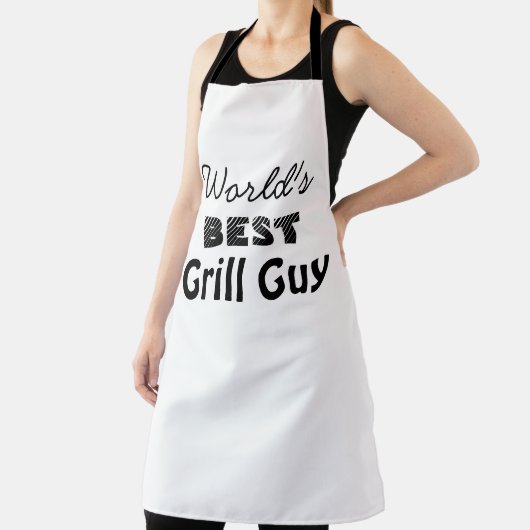 ワールド最高のズグリル男引用文メンズロングエプロン エプロン (インサイチュ)