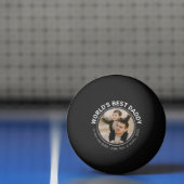 ワールド最高のズダディ可愛い父の日のカスタム写真 卓球ボール (ネット)