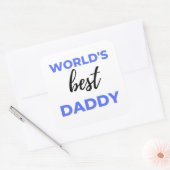 ワールド最高のズダディbl スクエアシール (封筒)