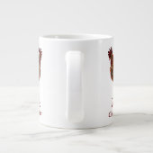 ワールド最高のズチキン農家おもしろい引用文ルースター ジャンボコーヒーマグカップ (裏面)