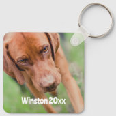 ワールド最高のズドッグパパハートポー2写真 キーホルダー (裏面)