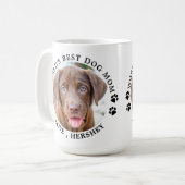 ワールド最高のズドッグマパーソナライズされたマ2ペット写真 コーヒーマグカップ (正面左)