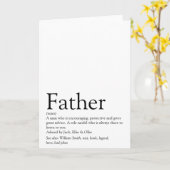 ワールド最高のズパパダディ父の定義 カード (黄色い花)