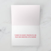 ワールド最高のズパパ!父おもしろいの日札 カード (内部)