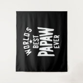 ワールド最高のズパワ |父の贈り物 タペストリー (正面)