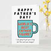 ワールド'最高のズファーター姿 – ファザーズデーカード カード (黄色い花)