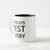 ワールド最高のズホビーマグ |バレンタインデーのプレゼント ツートーンマグカップ (正面左)