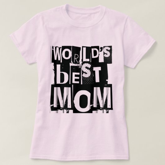 ワールド最高のズママタイポグラフィ Tシャツ (デザイン正面)
