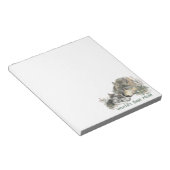 ワールド最高のズモマウルフ&カブズ動物の水色 ノートパッド (アングル)