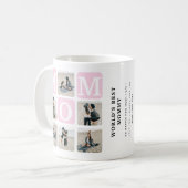 ワールド最高のズ・モーミーの写真コラージュ コーヒーマグカップ (正面左)