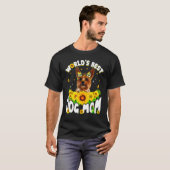 ワールド最高のズ・ヨークシャー・テリア犬ママ母D Tシャツ (正面フル)