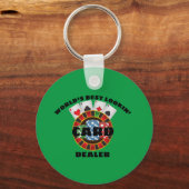 ワールド最高のズ・ルックインのディーラー キーホルダー (正面)
