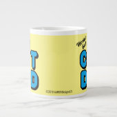 ワールド最高のズCATパパかわいい猫 ジャンボコーヒーマグカップ (正面)