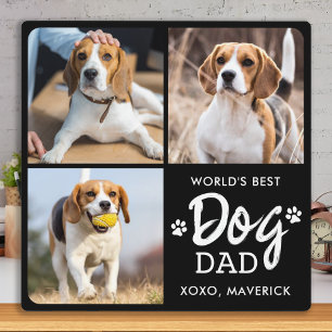 ワールド最高のズDOGパパカスタム3 Photo Collage フォトプラーク