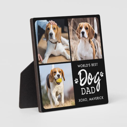 ワールド最高のズDOGパパカスタム3 Photo Collage フォトプラーク (正面)