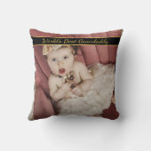 ワールド最高のズGrandaddyフォト装飾用クッション クッション (裏面)