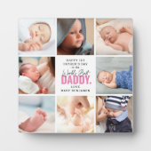 『ワールド最高のダディ』第1父の日の記念品 フォトプラーク (正面)