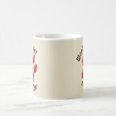 ワールド最高のドッグウォーカーポープリントキヌペット コーヒーマグカップ (中央)