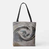 ワールド最高のドッグウォーカーモザイク渦巻肉印刷 トートバッグ (裏面)