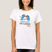 ワールド最高のドッグウォーカーTシャツ – 白 Tシャツ (正面)