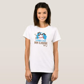 ワールド最高のドッグウォーカーTシャツ – 白 Tシャツ (正面フル)