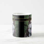 ワールド最高のドッグパパのペット写真 コーヒーマグカップ (中央)