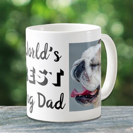 ワールド最高のドッグパパパーソナライズされた写真 コーヒーマグカップ