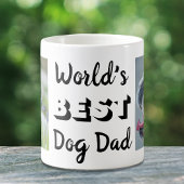 ワールド最高のドッグパパパーソナライズされた写真 コーヒーマグカップ