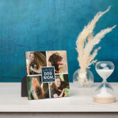 『ワールド最高のドッグママ』写真コラージュのプラーク フォトプラーク (インサイチュ)