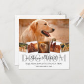 ワールド最高のドッグ・ママ カード (正面/裏面インサイチュ)