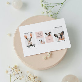 ワールド最高のドッグ・ママ |コラージュ写真 |パステルピンク