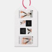 ワールド最高のドッグ・ママ |コラージュ犬の写真 ギフトタグ (正面)