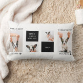 ワールド最高のドッグ・ママ |コラージュ犬の写真 ランバークッション (ブランケット)