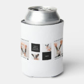 ワールド最高のドッグ・ママ |コラージュ犬の写真 缶クーラー (缶正面)