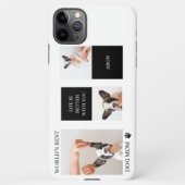 ワールド最高のドッグ・ママ |コラージュ犬の写真 iPhoneケース (裏面)