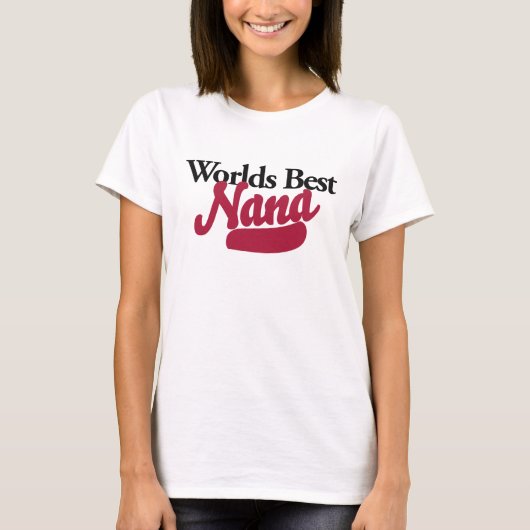 ワールド最高のナナ Tシャツ (正面)