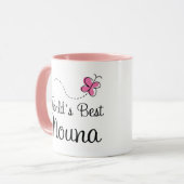 ワールド最高のヌナゴッドマザー マグカップ (正面左)