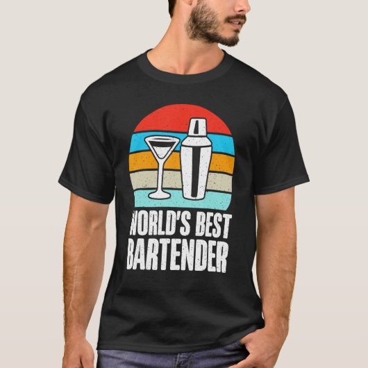 ワールド最高のバテンダー Tシャツ (正面)