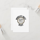 ワールド最高のパイロット カード (正面/裏面インサイチュ)