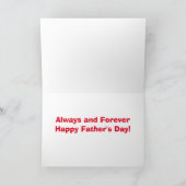 ワールド最高のパパ賞 カード (内部)