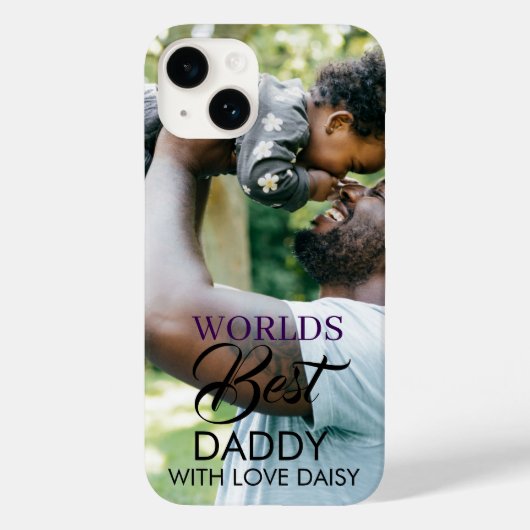 ワールド最高のパパ | フォトケースメイトiPhone Case-Mate iPhoneケース (裏面)