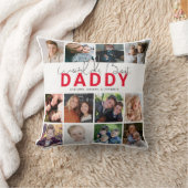 ワールド最高のパパ |写真のコラージュ クッション (ブランケット)