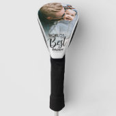 ワールド最高のパパ |写真 ゴルフヘッドカバー (正面)