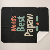 ワールド最高のパプー |父の贈り物 シェルパブランケット (正面(横))