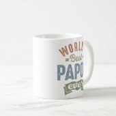 ワールド最高のパポ コーヒーマグカップ (正面右)