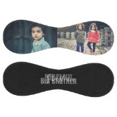 ワールド最高のビッグブラザー写真パーソナライズされた文字 ソフトボール (パネル)