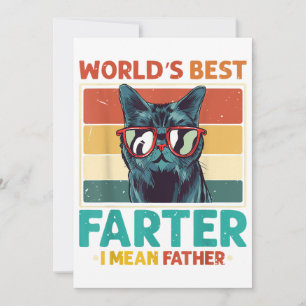 ワールド最高のファーターTシャツキャッ最高のトの父親の意味 招待状