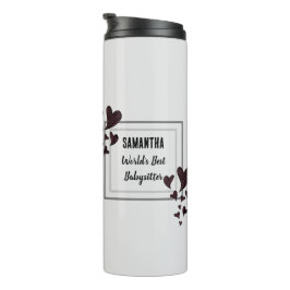 ワールド最高のベビーシッターハートチャイルドケアナニー タンブラー