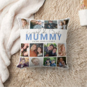 ワールド最高のマイミー |写真のコラージュ クッション (ブランケット)