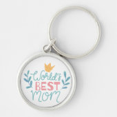 ワールド最高のママアクリル キーホルダー (正面)